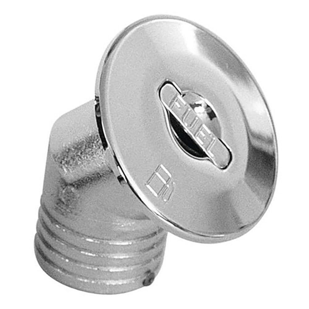DECK FILLER FUEL CHR.BRASS 38MM 30°