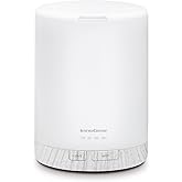 InnoGear 300ML Essential Oil Diffuser, Premium 5-in-1 Ultrasonic Aromatherapy Diffusers Scent Humidifier Aroma Diffuser Vaporizer Auto-Off Timer for Room Office Home, White, Medium