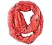 Lina & Lily Spider and Web Print Women's Infinity Loop Scarf Halloween Accessory