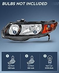 Nilight Headlight Assembly Compatible with 2006