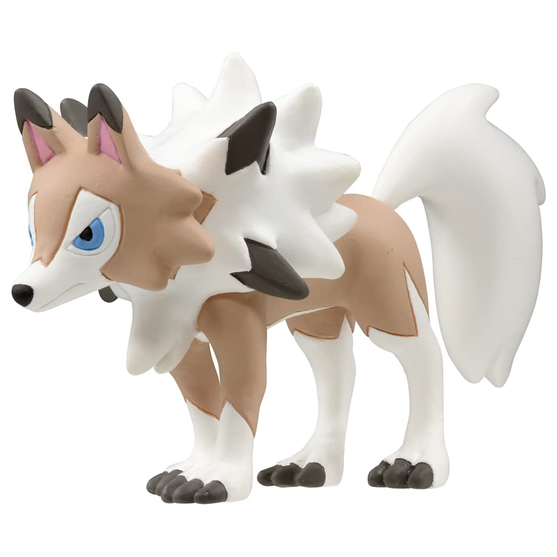 TAKARA TOMY Pokemon (Height 4CM Length 7CM) Lycanroc Lugarugan (Midday Form) Moncolle Monster Collection MS-23 (Japanese Edition)