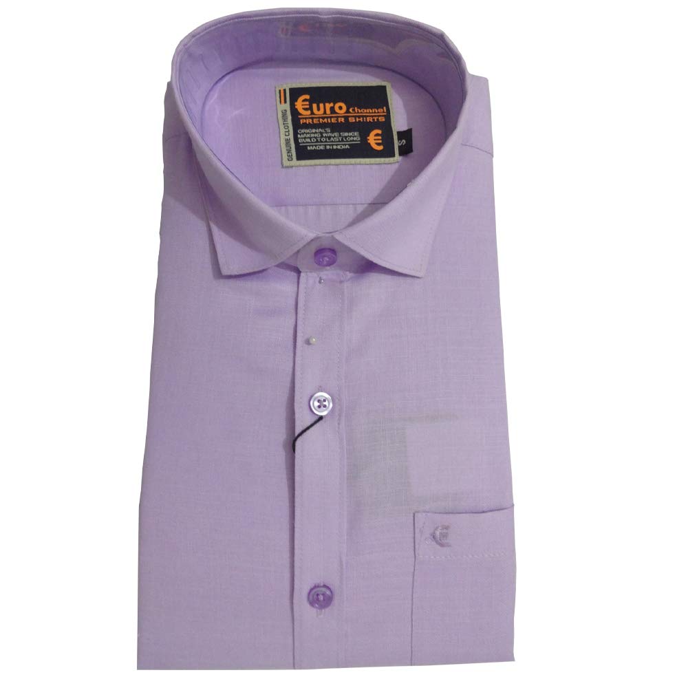 violet formal shirt