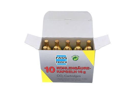 Co2-Kapseln, 10 Stück à 16 g