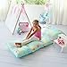 Butterfly Craze Floor Pillow Case, Mattress Bed Lounger Cover, Mermaid Aqua, King Size - Cozy Seating Solution for Kids & Adults, Recliner Cushion, for Reading, TV Time (Pillow Not Included)