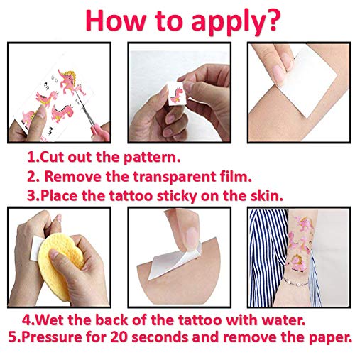 Jatidne Dinosaur Temporary Tattoos for Kids Boys Birthday Party, 300 Tattoos (Pack of 24 Sheets) Waterproof Dinosaur Tattoo Stickers, Dinosaur Party Supplies Great Children Party Favors