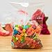 Super Z Outlet Clear Resealable Display Cellophane Bags Gift Treat Basket Supplies, Adhesive Closure for Snacks, Cards, Envelope Letters, Candy, Party Supplies (100 Bags) (Clear, 5