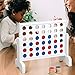 Etna Giant Wooden 4 in a Row Board Game Set - 4 Connect Fun Family Game for Backyard, Lawn, Game Room, Indoor/ Outdoor Parties. Includes Portable Carrying Bag (23.5 Wide 19.75 High)