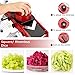 Adjustable Mandoline Slicer - Vegetable Slicer - Food Cutter - Julienne Slicer - Dicer - 3 In 1 by Godmorn - Durable Adjustable Thickness Width Stainless Steel Blade with Clean Brush & Hand Guard