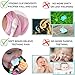 Vesta Baby Pacifier Clips with Silicone Teething Beads for Girls, MAM Pacifier Clip Adapter, Soothie Pacifier Holder & Baby Teether Holder, Universal Binky Clips are Best Baby Girl Gifts, Set of 2