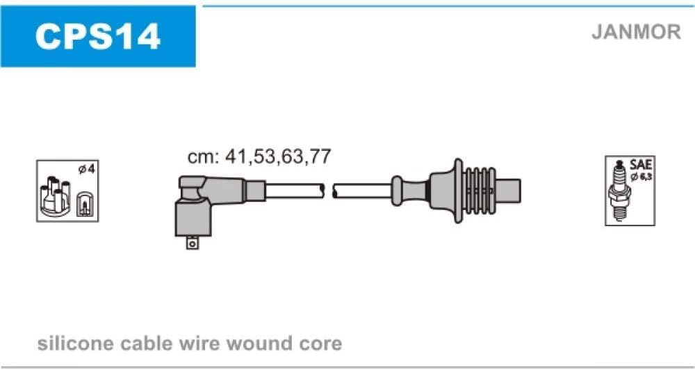 Janmor CPS14 Ignition Cable Kit