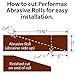 Performax Type Ready-to-Cut Ready-to-Wrap Drum Sander Sandpaper Rolls 3 inch by 35 feet Long for Jet 16-32 Drum Sander Paper, Aluminum Oxide Sandpaper - 120 Grit