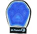 Mr. Peanut's Grooming Glove Brush for Either Hand - Deshedding Aid - Pet Hair Remover Mitt - for Long and Short Hair Grooming of Dogs, Horses, Bunnies and Some Agreeable Cats - Pet Massage