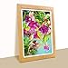 GLymg 5D DIY Diamond Painting Kits for Adults Full Drill Hummingbird Flower Bird Round Rhinestones Wall Decor 12X16 inches