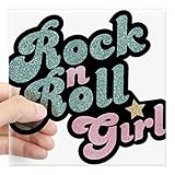 CafePress Rock N Roll Girl Sticker Square Bumper Sticker Car Decal, 3