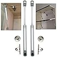 Kitchen Cabinet Door Hinge - Gas Strut Lid Stay Support, Soft Close, 150N/33lb/15KG [2 Pack]