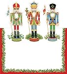 Place Card for Christmas Parties No Placecard Holders Needed 8 Placecards Tented & Die Cut Nutcracker