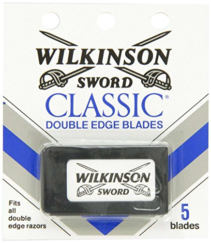 Wilkinson Sword Classic Double Edge Safety Razor Blades (60 Pack of 5 Blades)