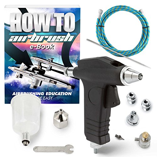 PointZero Trigger Style 2cc Gravity-feed Airbrush 2 Tip Set (.3mm .5mm)
