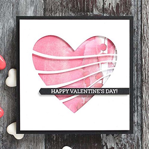 Yeahii Love Heart Cutting Dies Stencil DIY Scrapbooking Embossing Album Paper Crafts