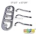 bbq factory JBX303 Stainless Steel Burner Replacement for Select Great Outdoors and Uniflame Gas Grill Models