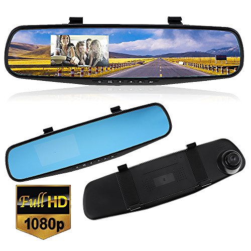 Car DVR Rear View Mirror Video Recorder 2.7
