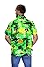Funky Hawaiian Shirt, Surf, green, XL