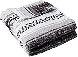 YogaDirect Deluxe Mexican Yoga Blanket, Gray