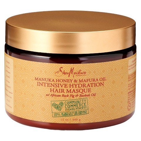 SheaMoisture Community Commerce Manuka Honey Mafura Oil Intensive Hydration Hair Masque - 12 oz TRG