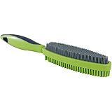 Evriholder FURemover Broom with Squeegee made from Natural Rubber, Multi-Surface and Pet Hair Removal, Telescoping Handle that Extends from 3 ft to 6 ft