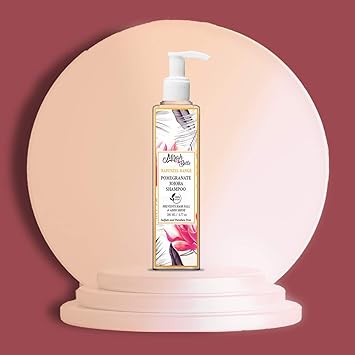 Mirah Belle Organic Pomegranate-Jojoba Heavenly Hair Shampoo. Dry, Damaged and Brittle Hair. Anti Frizz - 200 ml