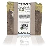 Jewelweed Anti Itch Soap - Natural Poison Ivy Wash - One Large 5.5 Oz. Bar - Organic Palm Oil Soap - Shea Butter - Olive Oil - Coconut Oil - Handmade Cold Process - Homeopathic