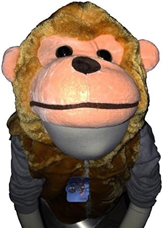 Fashion Vest with Animal Hoodie for Kids - Halloween Dress Up Costume - Boy and Girl Pretend Play