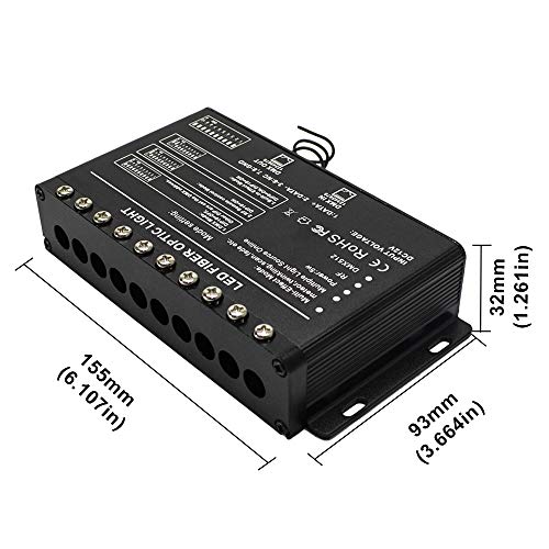 Shooting Stars Effect LED Meteor Light Engine with RF Remote Controller for Fiber Optic Star Ceiling Kit