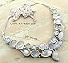 925 Silver Plated Natural Moonstone Necklace For Women, White Stone June Birthstone Necklace Jewelry Mother'S Day Gifts For Mom Wife