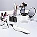 Bestidy Makeup Brush Cleaner Kit Electric Deep Clean Makeup Brushes and Dryer in 360 Rotation with 8 Collars for All Makeup Brushes Cleaning