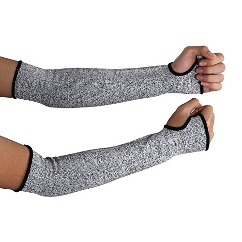 Cut resistant sleeves 14-inch cut resistant knit sleeve…