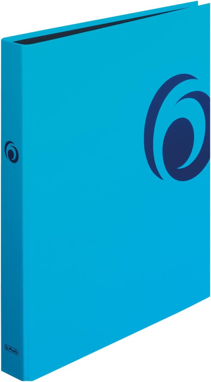 Herlitz max. File Fresh Ring Binder A4 2 Ring Binder - Combination 25 mm - Pack of 1, Blue Turquoise