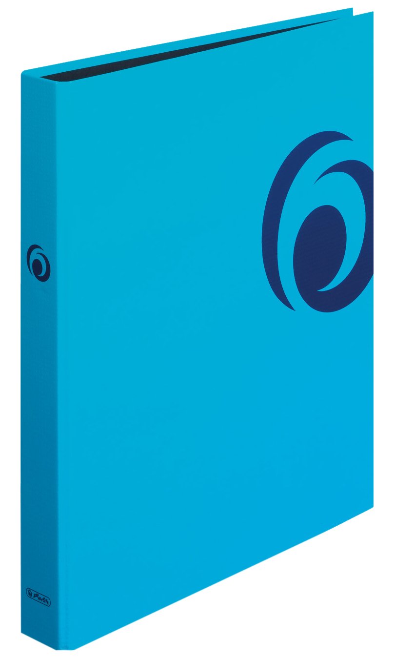 Herlitz max. File Fresh Ring Binder A4 2 Ring Binder – Combination 25 mm – Pack of 1, Blue Turquoise