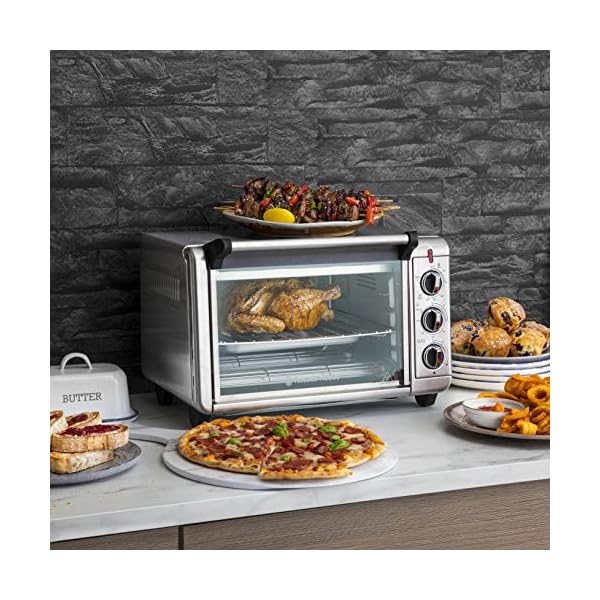 Russell-Hobbs-26090-Express-Mini-Oven-Countertop-Electric-Oven-and-Grill-25x-Faster-than-a-Conventional-Oven-1500-Watts Russell Hobbs 26090 Express Mini Oven - Countertop Electric Oven and Grill, 2.5x Faster than a Conventional Oven, 1500…