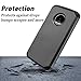 Moto Z2 Play Case, Starshop [Shock Absorption] Dual Layers Impact Advanced Protective Cover with [Premium HD Screen Protector Included] for Motorola Moto Z2 Play (Black)