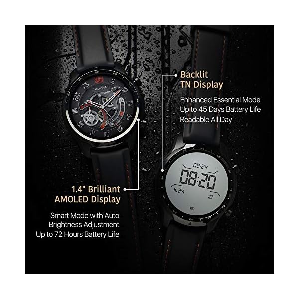 TicWatch-Pro-3-GPS-Smartwatch-for-Men-and-Women-Wear-OS-by-Google-Dual-Layer-Display-20-Long-Battery-Life Ticwatch Pro 3 GPS Smartwatch for Men and Women, Wear OS by Google, Dual-Layer Display 2.0, Long Battery Life