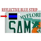6 Pack Tag (F15) Thin Blue Line Cop Police Vinyl Decal Sticker Car Window