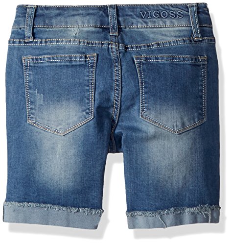 VIGOSS Big Girls' Bermuda Short, Freezer Blue, 12