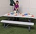 Lifetime 80215 Folding Picnic Table, 6 Feet, White Granite