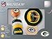 BabyFanatic Wood Rattle 2 Pack - NFL Green Bay Packers - Officially Licensed Baby Toy Set