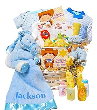 personalized baby boy gift baskets