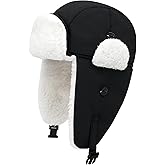 Sarfel Toddler Winter Hat Baby Winter Hat Waterproof Infant Kids Snow Hats Warm Fleece Toddler Trapper Hats Kids Beanie Cap