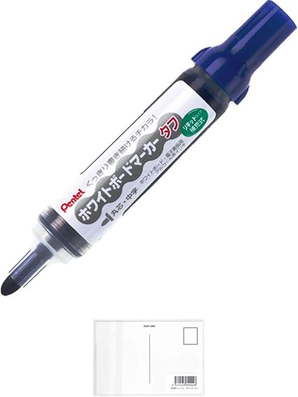 Amazon ぺんてる ホワイトボードマーカー タフ 中字 2 1mm Mw50m C 青 本 画材屋ドットコム ポストカードa ホワイトボード用 文房具 オフィス用品