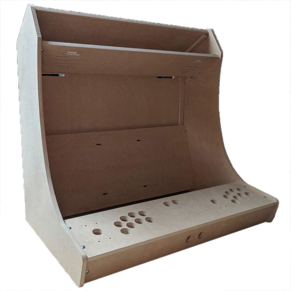 LEP1 Customs Arcade Cabinet Kit - Easy to Assemble Bartop / Tabletop - LVL32 for up to 32" Screens (Sanwa w/ trackball Cut)