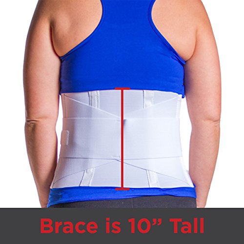 BraceAbility XXXXL Bariatric Low Back Support Belt Plus Size Obesity